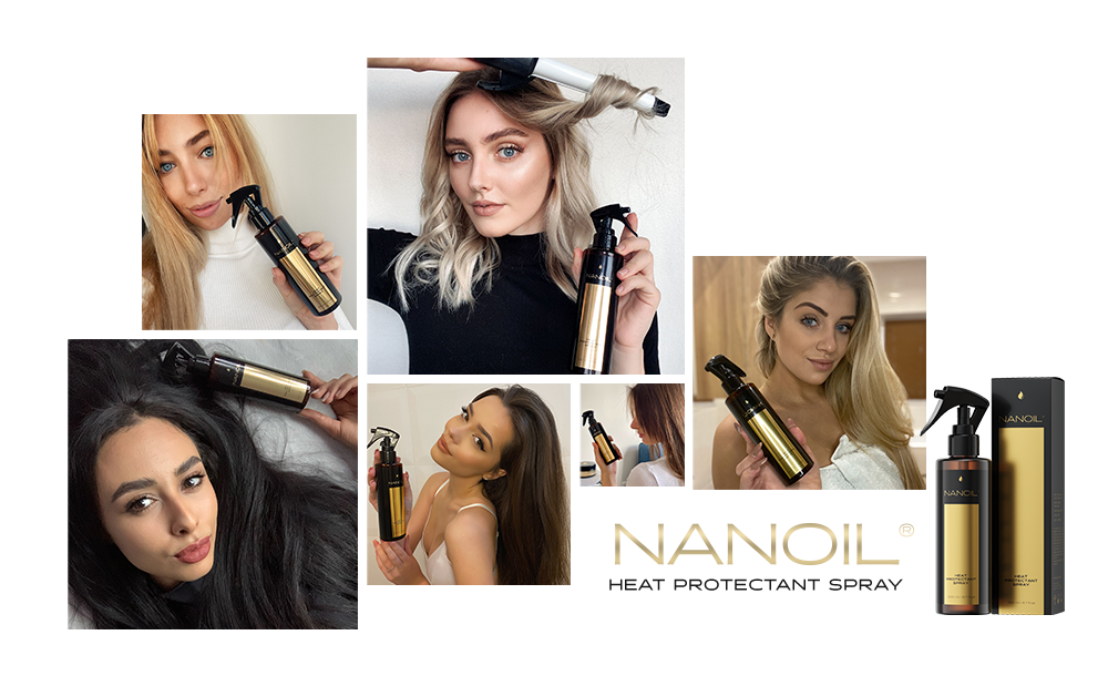 hővédő spray hajra Nanoil