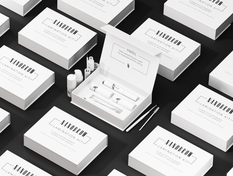 szemöldök lamináló készlet